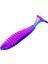 Worm Tail Series 5,6 cm Purple 10 Pcs 1
