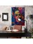 Vibrant Frida Kahlo Style Wall Decoration - Frida Kahlo, Vibrant Colors, Canvas Wall Art, Frida Kahlo Style, 30X50 2