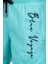 Mint Su Itici Özellikli Blue Voyage Nakışlı Erkek Plaj Deniz Şort Mayo - 303-MINT 5
