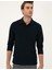 Pierre Cardin Erkek Lacivert Slim Fit Basic Sweatshirt 50294438-VR033 3