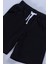 Çizgili Tshirt Şort Siyah Takım 3