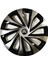Citroen C-Elysee Uyumlu 15 Inç Piano Black Siyah Renkli Jant Kapağı 4 Adet 5810ÇIFTCITROEN 1