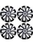 Kırılmaz Volkswagen Caddy 15'' Inç Uyumlu Jant Kapağı 4 Adet 1 Takım 3005 Logo Hediyeli 5810ÇIFTWW 2