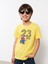 Bisiklet Yaka 23 Nisan Ve Nostaljik Maymun Baskılı Kısa Kollu Pamuklu Erkek Çocuk Tişört 2