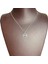 Kadın Başak Burcu 925 Ayar Gümüş Zincirli Swarovski Taşlı Virgo Zodiac Sign Model Burç Kolye 1