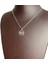 Kadın Başak Burcu 925 Ayar Gümüş Zincirli Swarovski Taşlı Virgo Zodiac Sign Model Burç Kolye 2