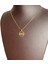 Kadın Başak Burcu 925 Ayar Gümüş Zincirli Swarovski Taşlı Virgo Zodiac Sign Model Altın Kaplama Burç Kolye 2