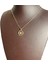 Kadın İkizler Burcu 925 Ayar Gümüş Zincirli Swarovski Taşlı Gemini Zodiac Sign Model Light Altın Kaplama Burç Kolye 2