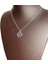 Kadın Balık Burcu 925 Ayar Gümüş Zincirli Swarovski Taşlı Pisces Zodiac Sign Model Burç Kolye 2