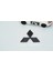 Bagaj Siyah Abs 3m 3D Yazı Logo Mitsubishi Ile Uyumlu 2
