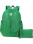 Sırt Çantası Okul Boyu Kalem Kutusu Hediyeli 3233 - Yeşil 1