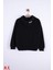 45331 Erkek Çocuk Siyah Versıon Sweat 5