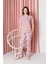Kadın Pijama Takımı Kısa Kollu Tavşan Desenli Pamuklu Süprem W20642317 2
