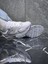Kadın 530 Bağcıklı Ortopedik Triko Spor Sneaker Ayakkabı Beyaz 2