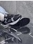Kadın 530 Bağcıklı Ortopedik Triko Spor Sneaker Ayakkabı Siyah - Beyaz 2