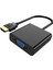 CHB020 HDMI To VGA Dişi Çevirici Adaptör Siyah 1