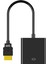CHB020 HDMI To VGA Dişi Çevirici Adaptör Siyah 3
