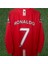 Manchester United Ronaldo 2008 Kırmızı Şampiyonlar Ligi Retro Forma Uzun Kol Yetişkin Forması Zyn 2