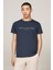 Erkek Logo Slim Fit Lacivert T-Shirt 2