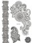 Flowers Mandala Çiçek Figürlü Dantel Dövme 1