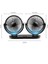 Çift Başlıklı Araç Fanı Oto Fan Vantilatör 12V/24V (Usb ile Çalışır) 6