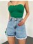 Paçası Püsküllü Şort 1