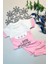 Arsyy Yazlık Mini Şort Kısa Kol Kız Bebek Takım Little Princess Pembe 3