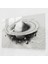 Saturn Glass Print - Monokromatik Mürekkep Çizimi - Toprak, Cam Duvar Sanatı, Monokromatik Mürekkep Çizimi, Detaylı Illüstrasyon, 45X30 1