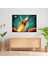 Retro Rocket Galaxy Duvar Tablosu - Toprak, Roket Gemisi, Kanvas Tablo, Ev Dekorasyonu, 50X30 2