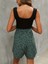 Kadın Kalın Askılı Üstü Viskon Altı Dalgıç Salaş Şort Tulum 2
