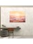 Dağ Gün Batımı Kanvas Tablo - Toprak, Kanvas Tablo, Duvar Dekorasyonu, Ev Dekorasyonu, 50X30 2