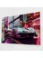 Ferrari Cam Baskı - Neon Şehir Rush - Ferrari, Ferrari, Cam Duvar Sanatı, Ev Dekorasyonu, 45X30 1