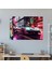 Ferrari Cam Baskı - Neon Şehir Rush - Ferrari, Ferrari, Cam Duvar Sanatı, Ev Dekorasyonu, 45X30 2