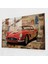 Ferrari Cam Baskı - Vintage Reklam Kampanyası - Ferrari, Vintage Luxury, Ferrari, Vintage Reklam Kolajı, 45X30 1