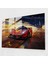 Ferrari Yarışı Cam Baskı - Ferrari, Cam Sanatı, Cam Baskı, Hız, 45X30 1