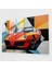 Ferrari Cam Duvar Sanatı - Ferrari, Ferrari, Geometrik Soyutlama, Duvar Dekorasyonu, 45X30 1