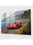 Ferrari Sahil Cam Baskı - Ferrari, Modern Sanat, Cam Sanatı, Duvar Dekorasyonu, 45X30 1