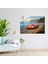 Ferrari Sahil Cam Baskı - Ferrari, Modern Sanat, Cam Sanatı, Duvar Dekorasyonu, 45X30 2