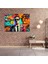 Blockchain Pop Art Kanvas Tablo - Blockchain, Kripto Para Logoları, Kanvas Tablo, Blockchain, 50X30 3