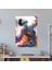 Canlı Ifade Cam Duvar Sanatı - Aksiyon Tablosu, Dışavurumcu Sanat, Cam Duvar Sanatı, Canlı Renkler, 30X45 3