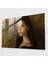 Leonardo Da Vinci Glass Wall Art - Young Woman Portrait - Leonardo Da Vinci, Leonardo Da Vinci, Glass Art, Glass Wall Art, 70X50 1