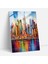 Basquiat Cam Baskı - Kent Manzarası - Basquiat, Cam Baskı, New York City Skyline, Canlı Renkler, 30X45 1