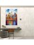 Basquiat Cam Baskı - Kent Manzarası - Basquiat, Cam Baskı, New York City Skyline, Canlı Renkler, 30X45 3
