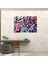 Canlı Desenler Soyut Sanat Modern Sanat - Soyut Sanat, Cesur Desenler, Soyut Sanat, Cam Baskı, 45X30 2