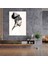 Afro Cam Baskı - Minimalist Çizgi Çizimi Cam Duvar Sanatı - Afro, Cam Sanatı, Modern Sanat, Cam Duvar Sanatı, 50X70 2
