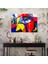 Pablo Picasso Glass Art - Cesur Şekiller - Pablo Picasso, Pablo Picasso, Soyut Sanat, Cam Sanatı, 45X30 2