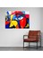 Pablo Picasso Glass Art - Cesur Şekiller - Pablo Picasso, Pablo Picasso, Soyut Sanat, Cam Sanatı, 45X30 3