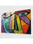 Pablo Picasso Cam Baskı - Soyut Portre - Pablo Picasso, Duvar Süslemesi, Cam Baskı, Pablo Picasso, 45X30 1