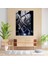 Soyut Elegance Cam Sanatı - Gerçekçi Cam Heykel, Cam Duvar Sanatı, Ev Dekorasyonu, Geometrik Cam Desenleri, 30X45 2