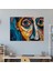 Modern Picasso Duvar Tablosu - Pablo Picasso, Ev Dekorasyonu, Kanvas Tablo, Dokulu Sanat, 50X30 2